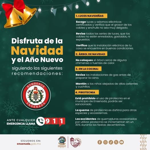 Prevención de Incendios en Temporada Decembrina