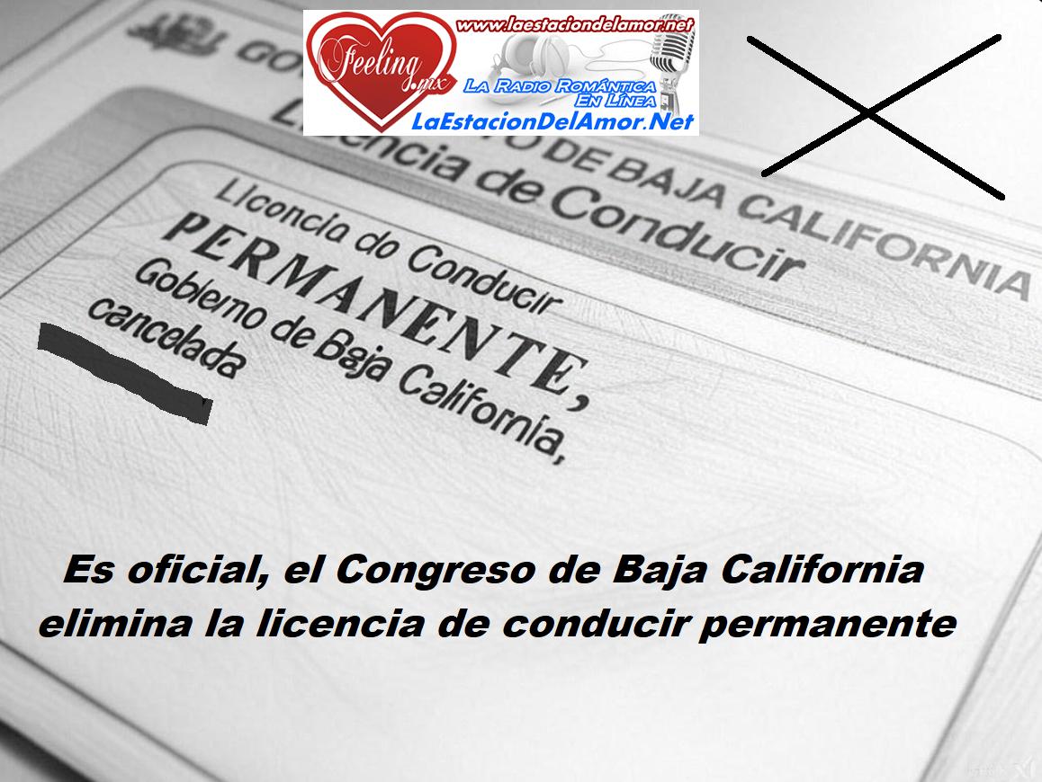 Licencia de Conducir Permanente, cancelada