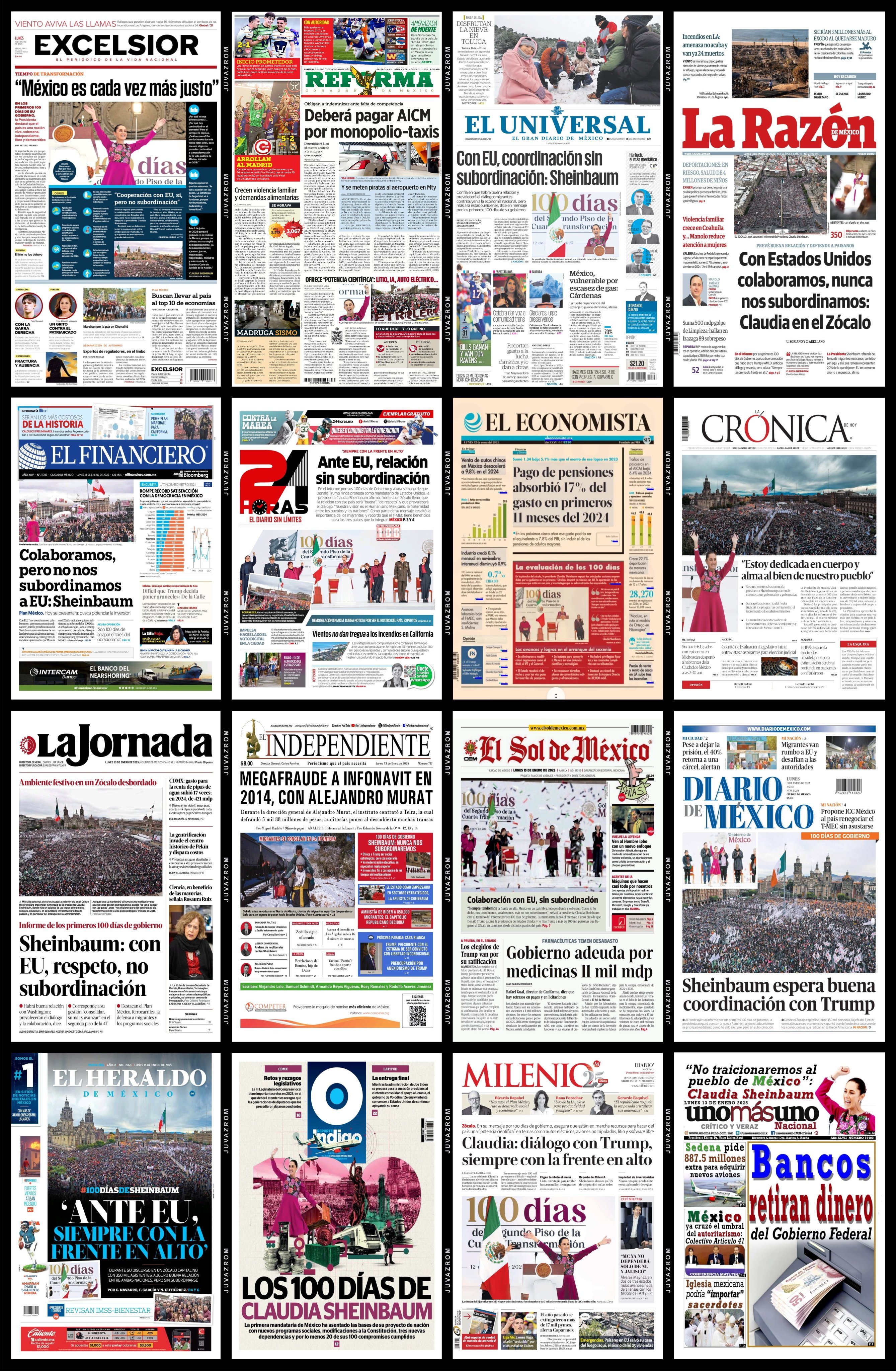 Primeras Planas 13 - 01 - 2025