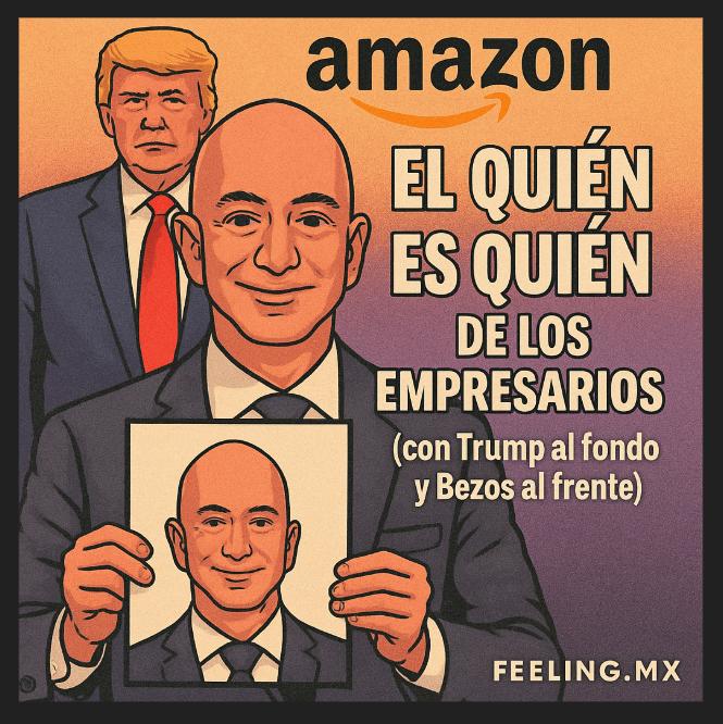 El quién es quién de los empresarios (con Trump al fondo y Bezos al frente)