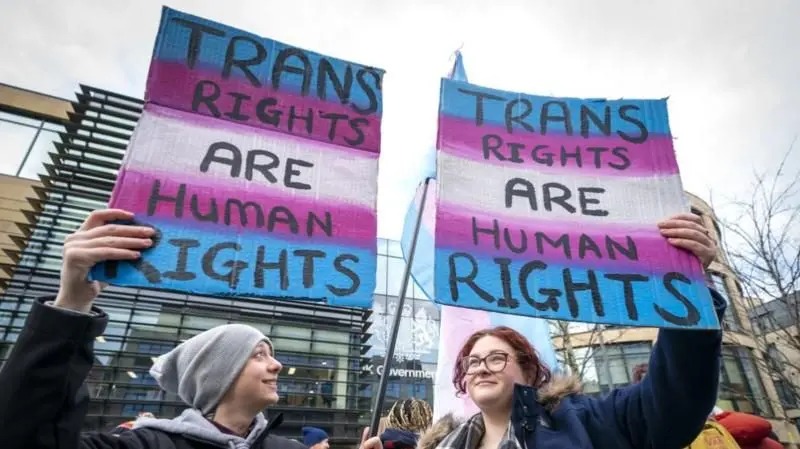 Trans flag - bbc