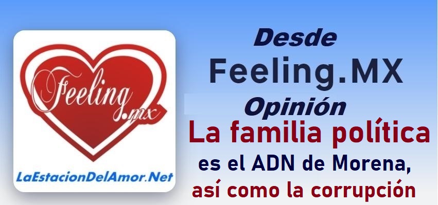 La familia política es el ADN de Morena, así como la corrupción - desde-feelingmx-opinion