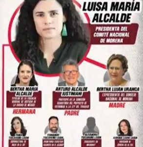 Luisa Alcalde justifica que su familia de poder no sea nepotista