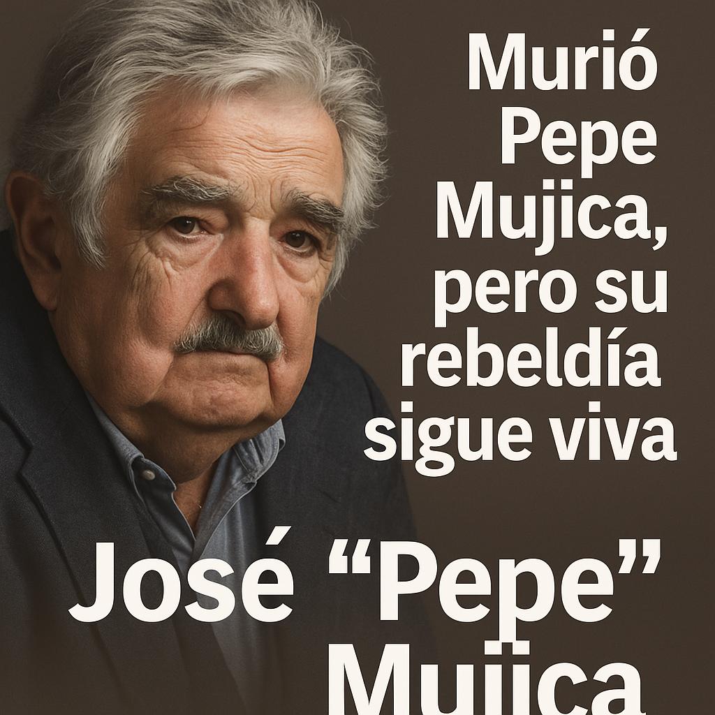 Pepe Mujica no fue un político. Fue una revolución con rostro humano.