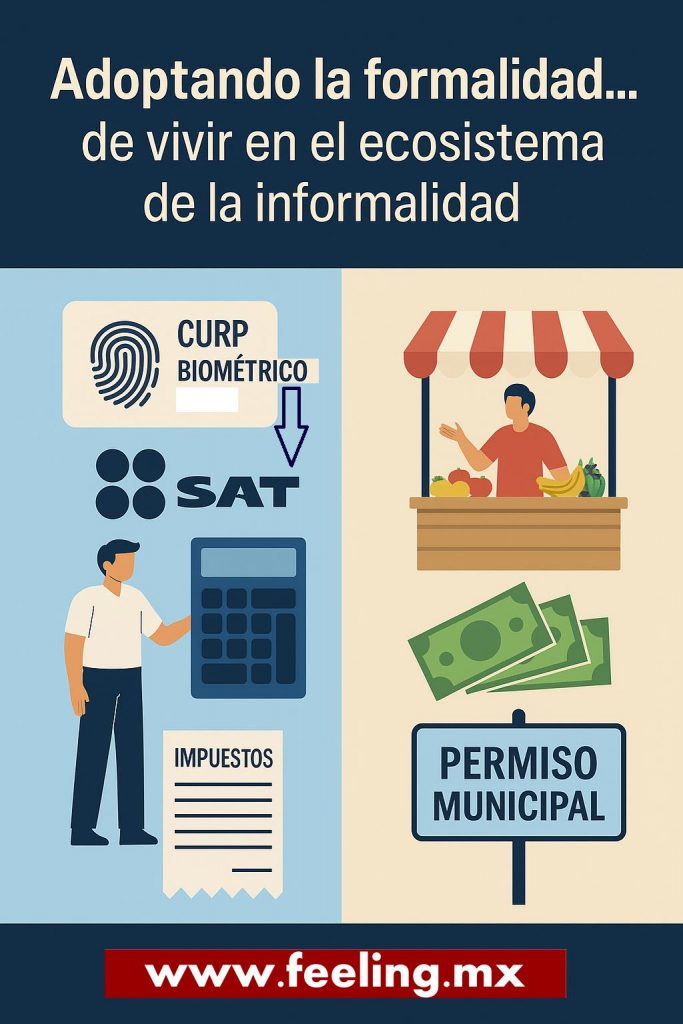 Adoptando la formalidad de vivir en el ecosistema de la informalidad