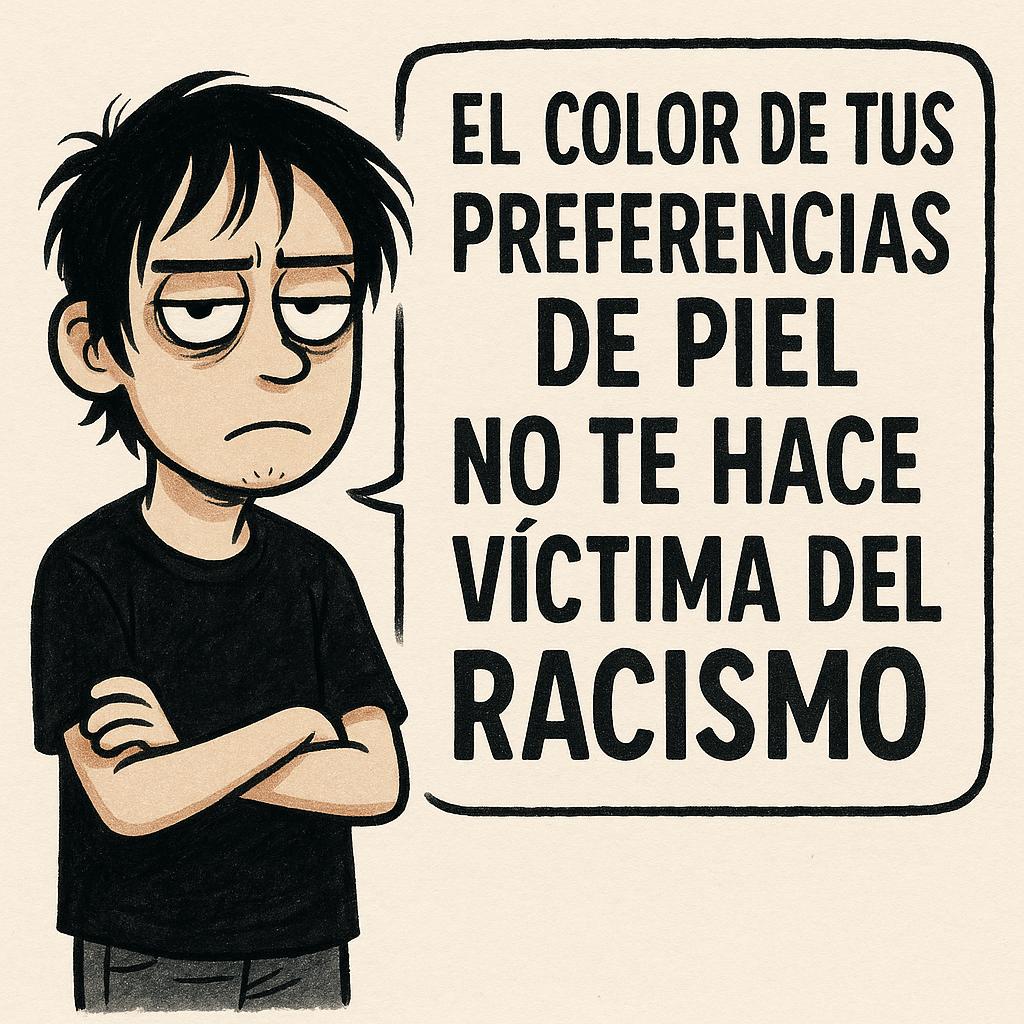 El color de tus preferencias no te hace víctima del racismo