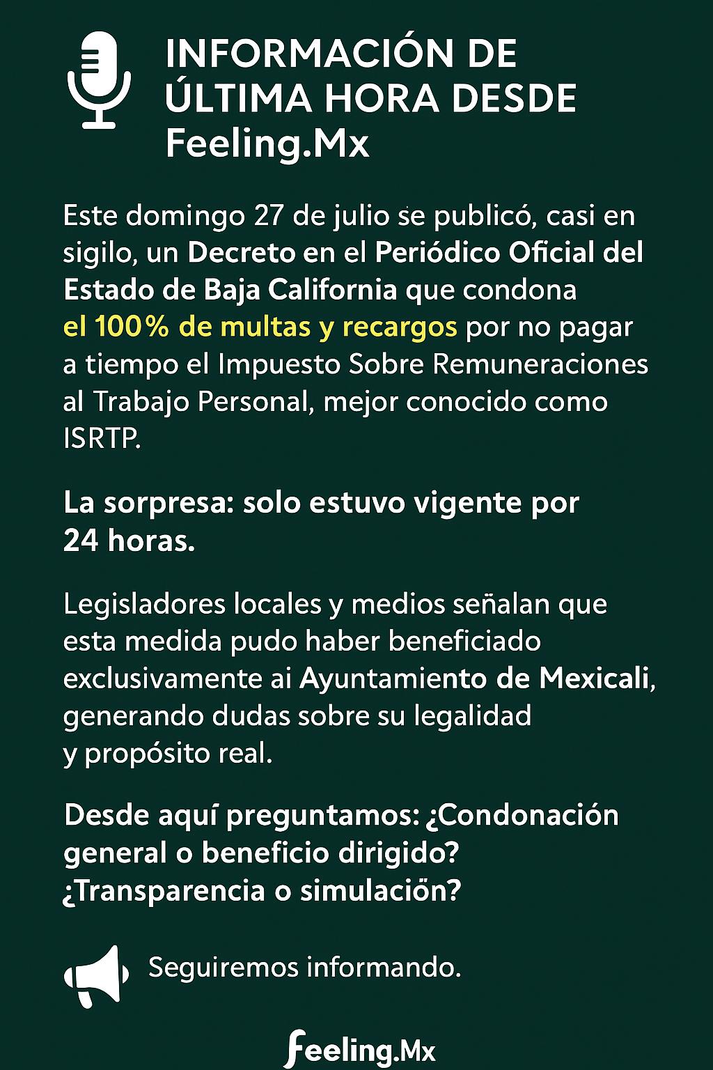 En sigilo, no casi.