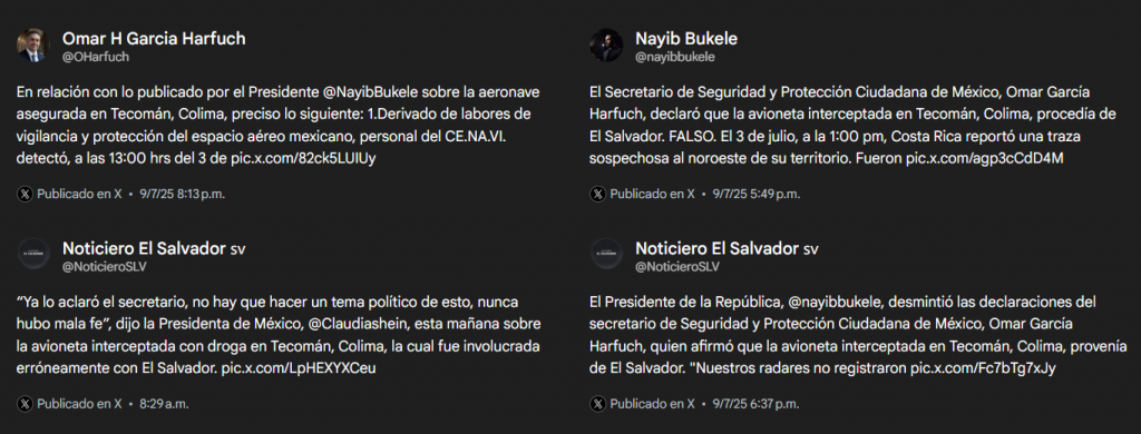 La polémica entre Harfuch • Bukele - En Resumen