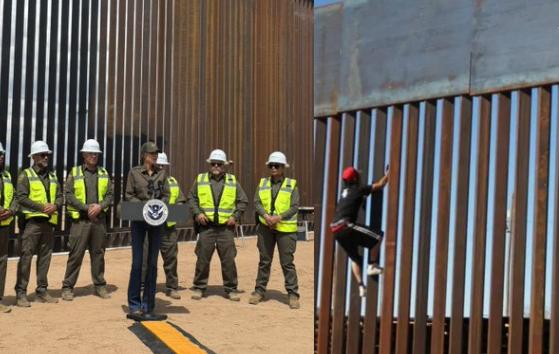El muro negro de Trump