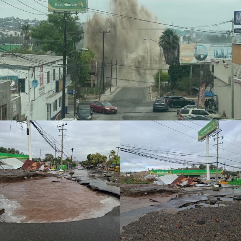 Mega Fuga de Agua enTijuana