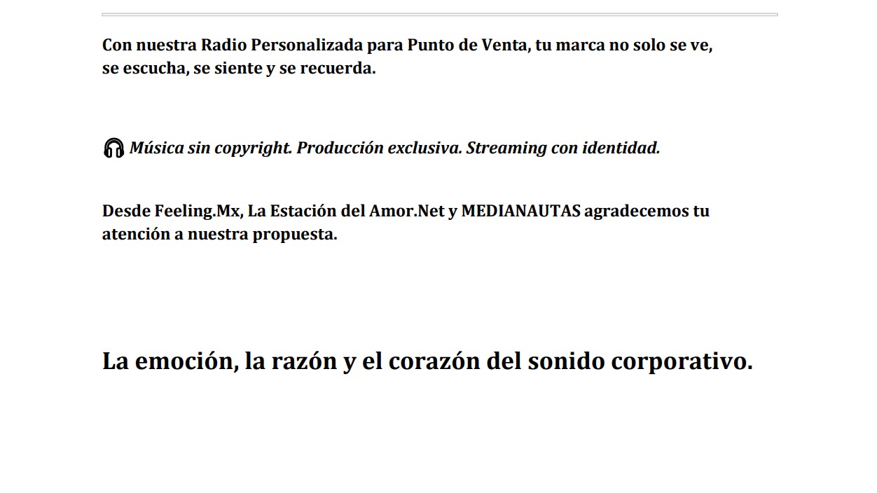 Audio corporativo