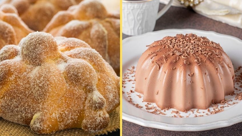 Gelatina de pan de muerto