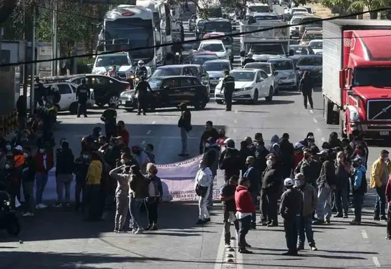 Protestas transportistas excelsior