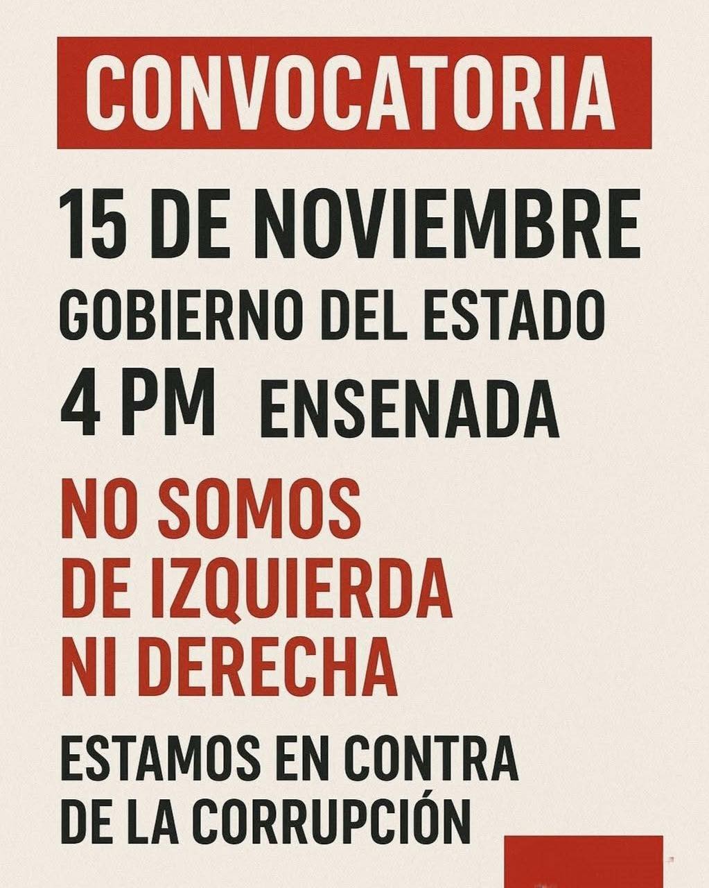 Marcha Ensenada 15 de noviembre