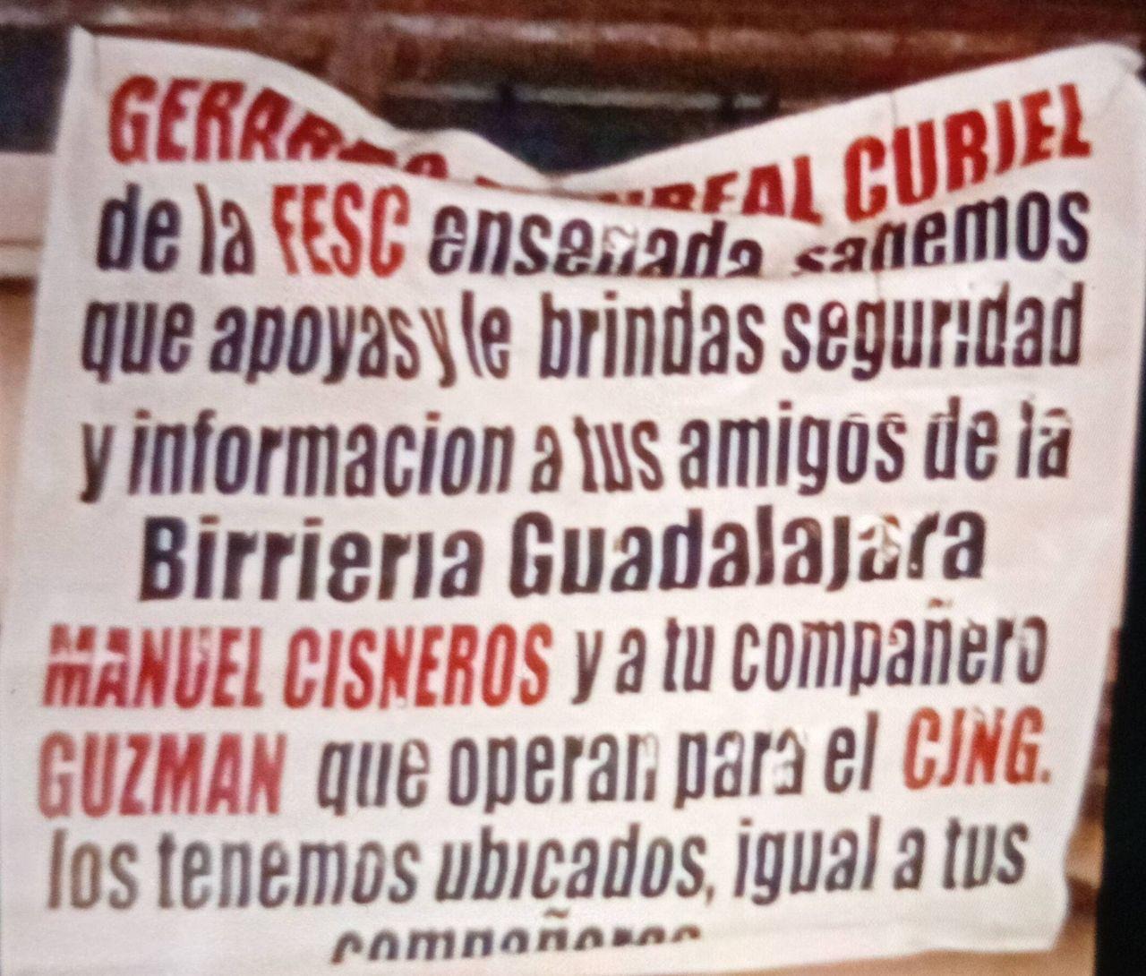 Narcomantas ensenada
