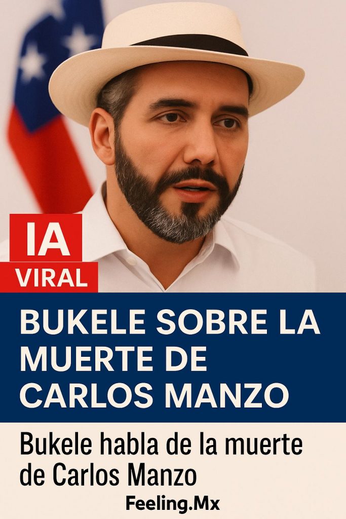 Nayib Bukele hablando sobre el asesinato del alcalde Carlos Manzo se ha vuelto viral